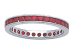 Karina B™ Genuine Ruby Eternity Band