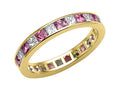 Karina B™ Genuine Pink Sapphire Eternity Band