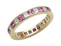 Karina B™ Genuine Pink Sapphire Eternity Band