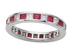 Karina B™ Genuine Ruby Eternity Band