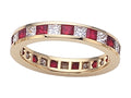 Karina B™ Genuine Ruby Eternity Band
