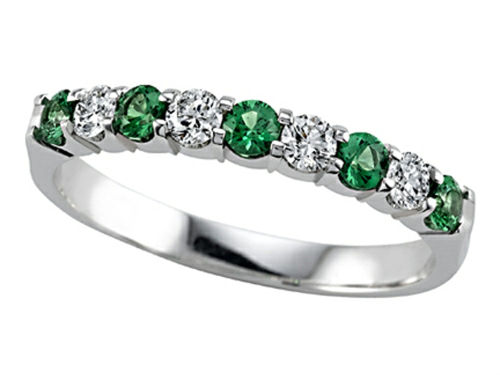 Karina B™ Diamond and Tsavorite Band