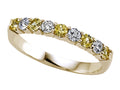 Karina B™ Diamond and Yellow Sapphire Band
