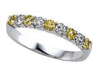 Karina B™ Diamond and Yellow Sapphire Band