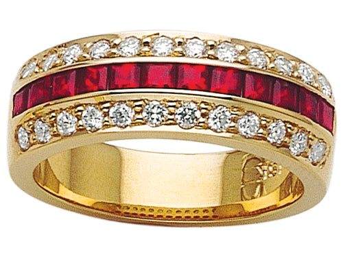 Karina B™ Genuine Ruby Band
