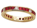 Karina B™ Genuine Ruby Eternity Band