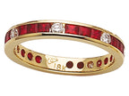 Karina B™ Genuine Ruby Eternity Band