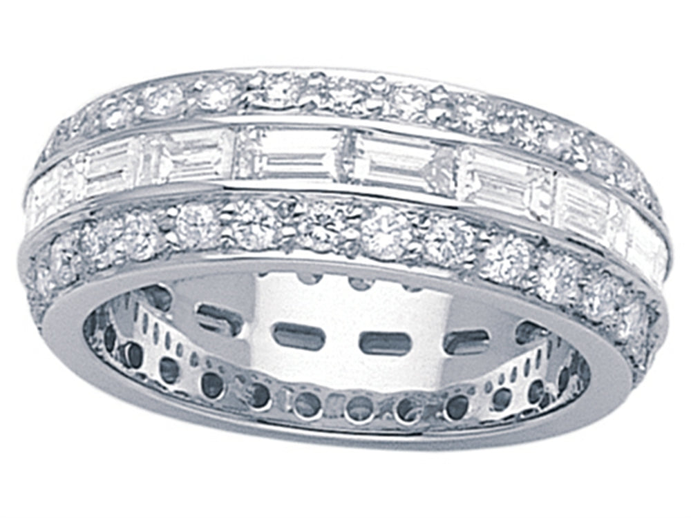 Karina B™ Baguette Diamonds Eternity Band