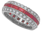 Karina B™ Ruby Eternity Band