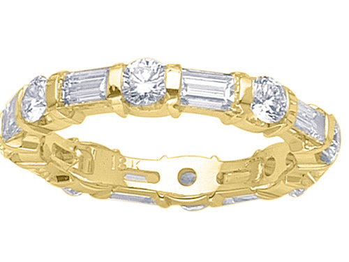 Karina B™ Baguette Diamonds Eternity Band