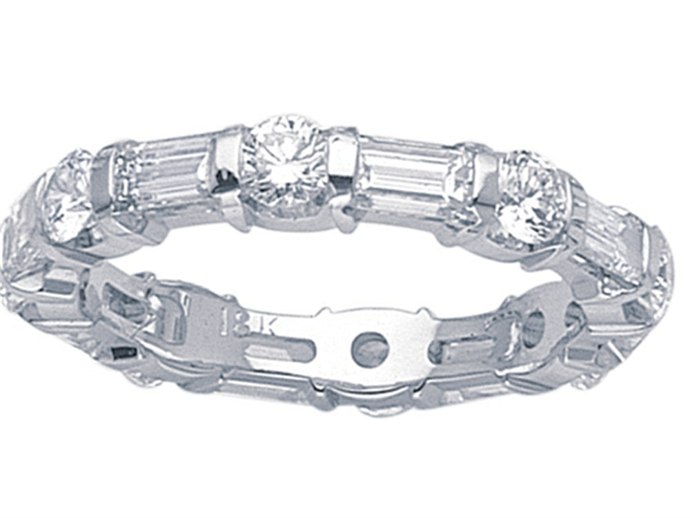 Karina B™ Baguette Diamonds Eternity Band