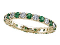 Karina B™ Diamond and Tsavorite Eternity Band