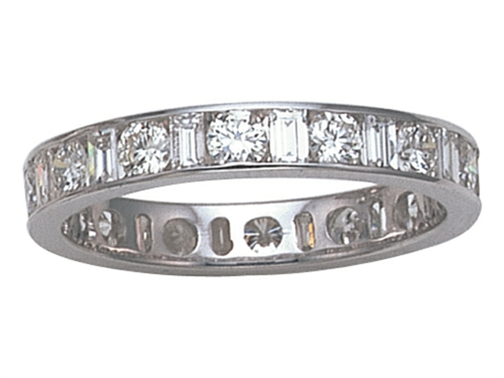 Karina B™ Baguette Diamonds Eternity Band
