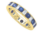 Karina B™ Genuine Sapphire Eternity Band