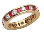 Karina B™ Genuine Ruby Eternity Band
