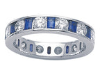 Karina B™ Genuine Sapphire Eternity Band