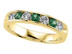Karina B™ Round Diamond and Tsavorite Band