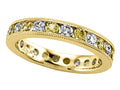 Karina B™ Diamond and Yellow Sapphire Eternity Band