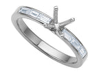 Karina B™ Baguette Diamonds Engagement Ring