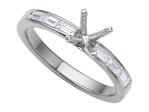Karina B™ Baguette Diamonds Engagement Ring