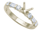 Karina B™ Baguette Diamonds Engagement Ring