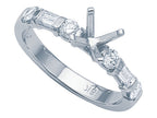 Karina B™ Baguette Diamonds Engagement Ring