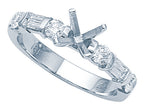 Karina B™ Baguette Diamonds Engagement Ring