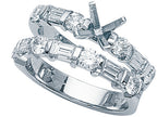 Karina B™ Baguette Diamonds Wedding Set