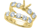 Karina B™ Round Diamonds Wedding Set