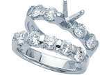 Karina B™ Round Diamonds Wedding Set