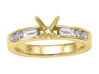 Karina B™ Baguette Diamonds Engagement Ring