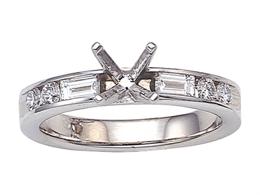 Karina B™ Baguette Diamonds Engagement Ring