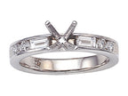 Karina B™ Baguette Diamonds Engagement Ring