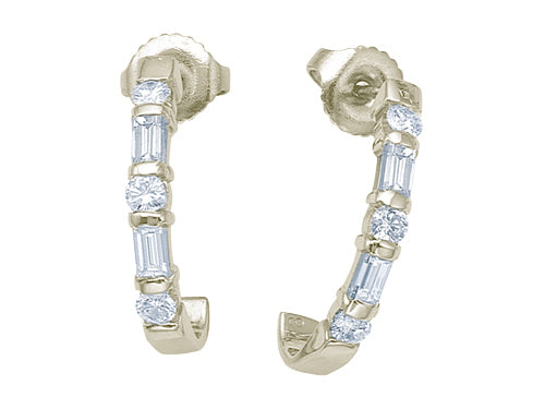 Karina B™ Baguette Diamonds Earrings