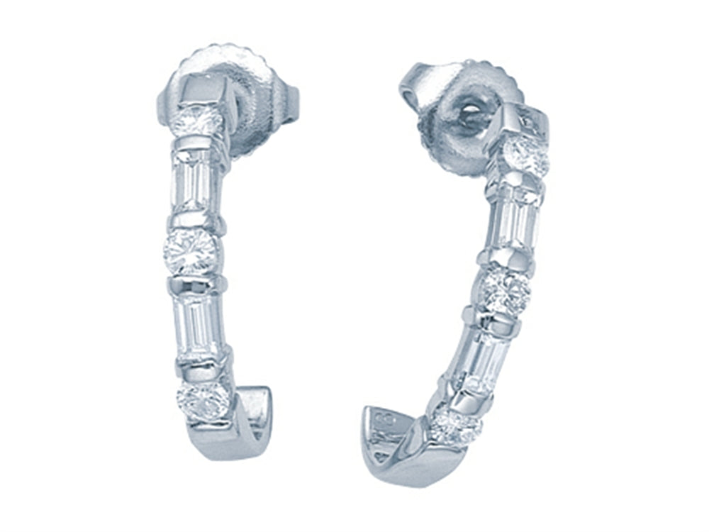 Karina B™ Baguette Diamonds Earrings