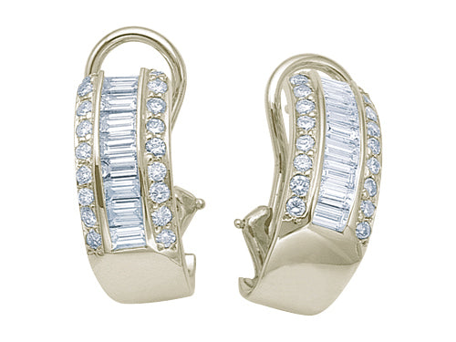 Karina B™ Baguette Diamonds Earrings