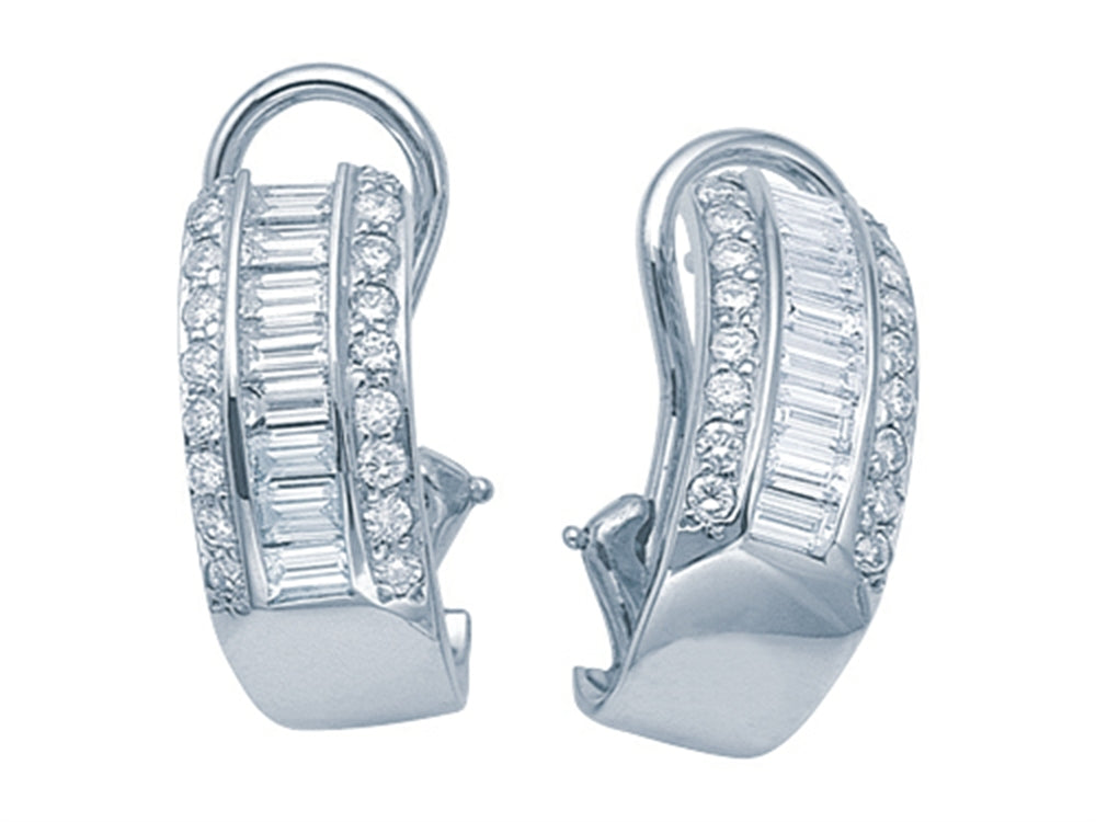 Karina B™ Baguette Diamonds Earrings