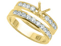 Karina B™ Round Diamonds Wedding Set