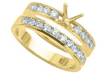 Karina B™ Round Diamonds Wedding Set