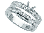 Karina B™ Round Diamonds Wedding Set