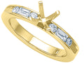 Karina B™ Baguette Diamonds Engagement Ring