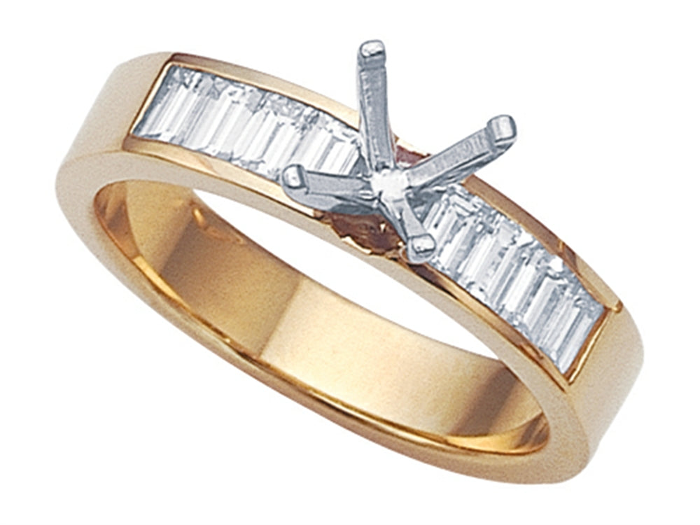 Karina B™ Baguette Diamonds Engagement Ring