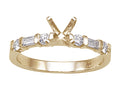 Karina B™ Baguette Diamonds Engagement Ring