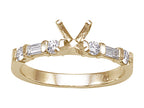 Karina B™ Baguette Diamonds Engagement Ring