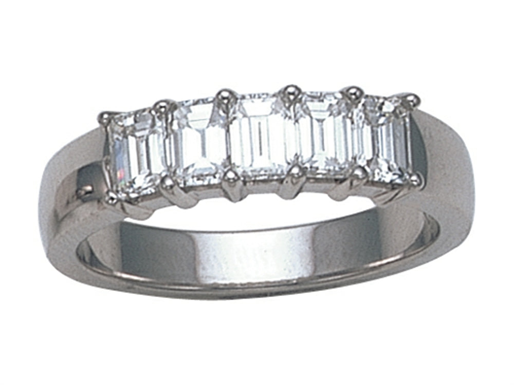 Karina B™ Emerald Cut Diamonds Band