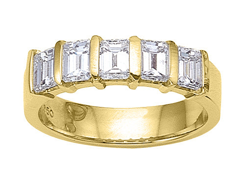 Karina B™ Emerald Cut Diamonds Band