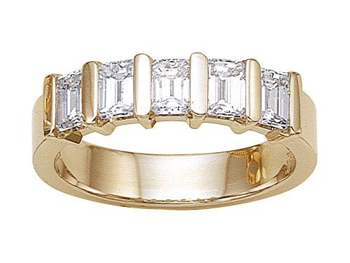 Karina B™ Emerald Cut Diamonds Band