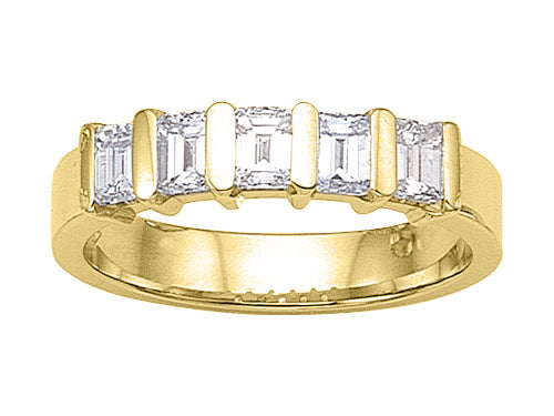 Karina B™ Emerald Cut Diamonds Band