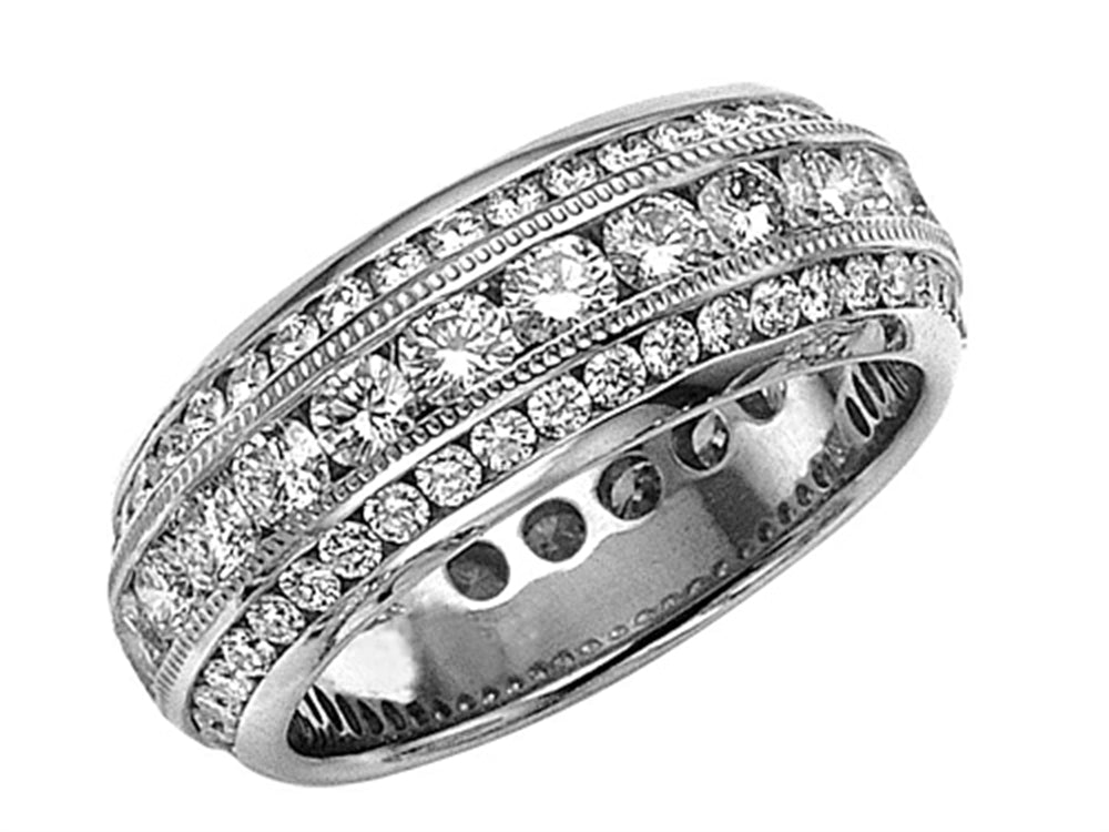 Karina B™ Round Diamonds Eternity Band