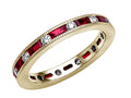 Karina B™ Genuine Ruby Eternity Band